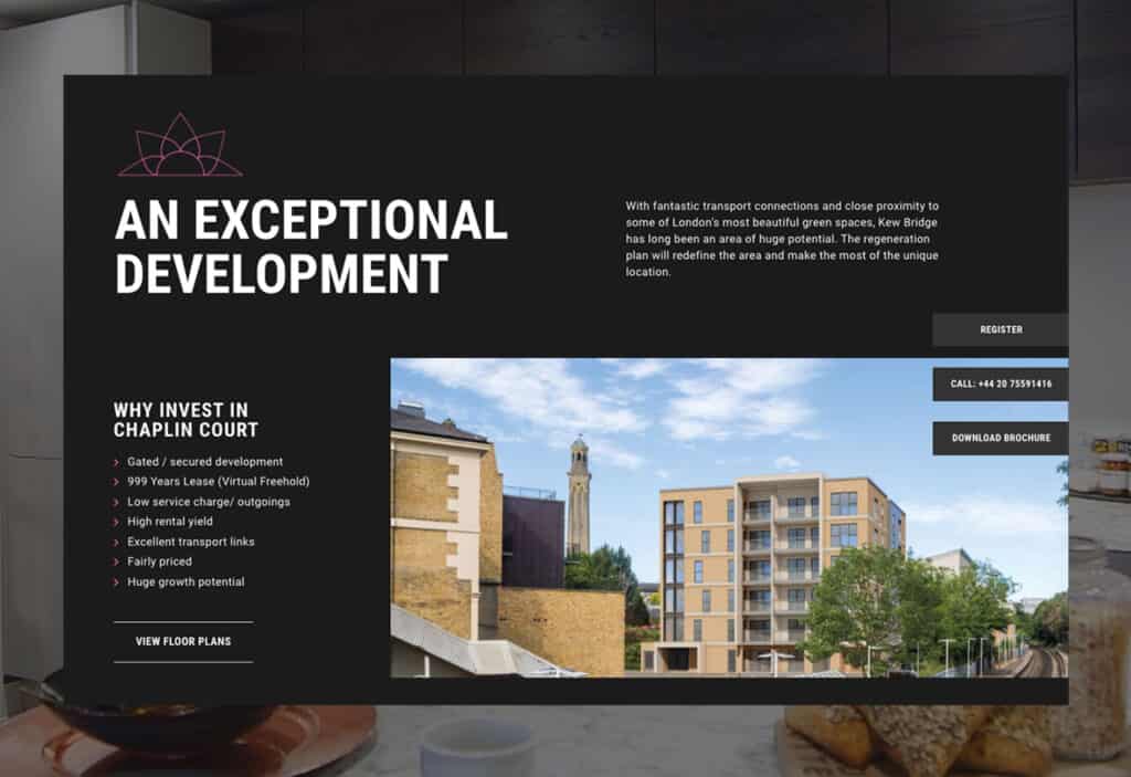 Plural Design - Website Design - Chaplin-court