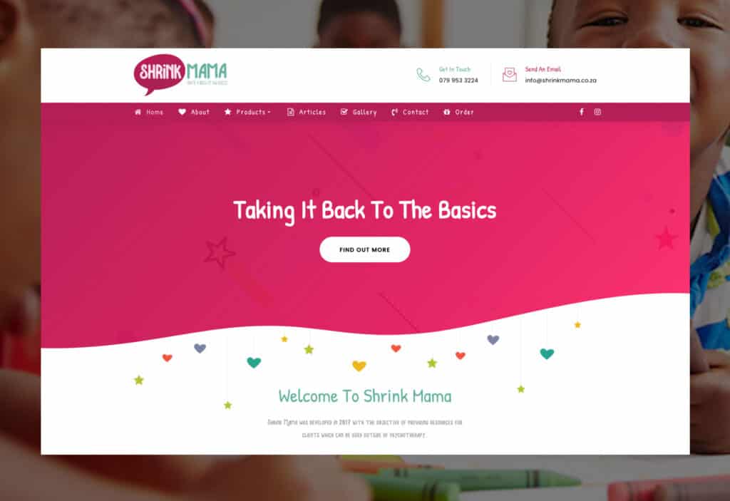 Plural Design - Website Design - Shrink Mama